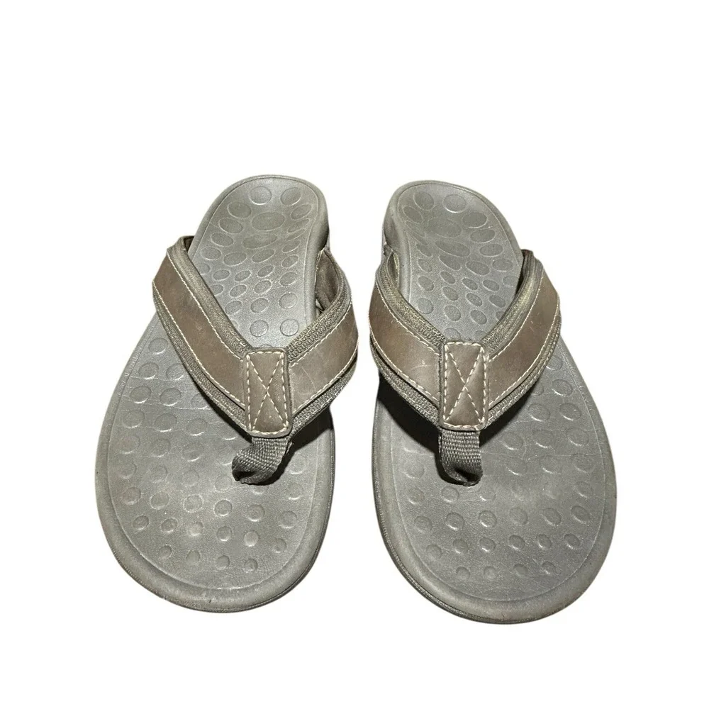 VIONIC Tide II Thong Flip Flop Sandals Size 9 WOMENS Shoes‎ Brown #S8-5